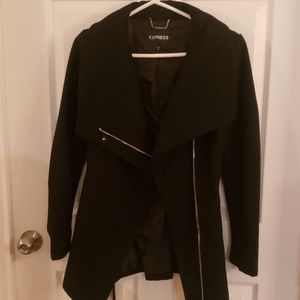 Express black winter coat. Size small. Like new!
